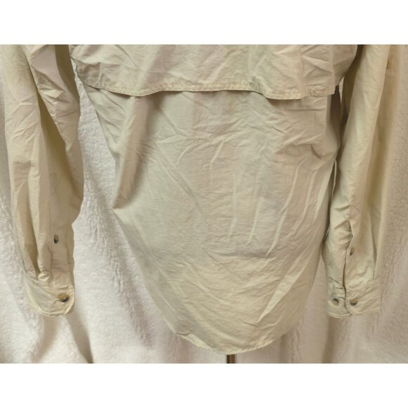 Sports Afield Mens Medium Grey Roll Tab Long Sleeve Button Hike Fish Shirt NWT - Picture 6 of 13